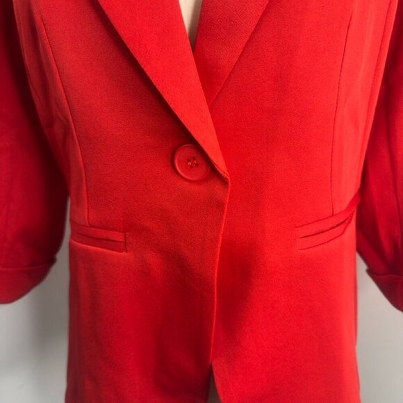 GRECERELLE Blazers for Women Lightweight Suit Jackets 3/4 Sleeve Casual … - Picture 4 of 13